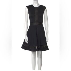 TED BAKER London Black Mesh Sleeveless Pouff size 2